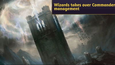 Wizards takes over Commander management