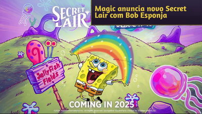 Magic anuncia novo Secret Lair com Bob Esponja