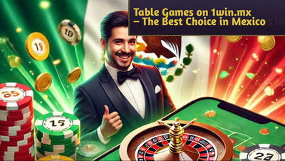 Table Games on 1win.mx – The Best Choice for Players in Mexico