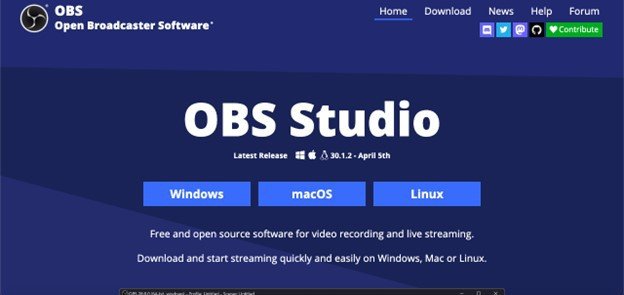 obs for game recording