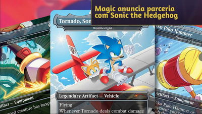 Secret Lair x Sonic: Magic anuncia parceria com franquia da Sega