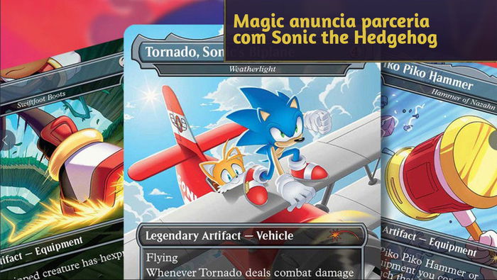 Secret Lair x Sonic: Magic anuncia parceria com franquia da Sega