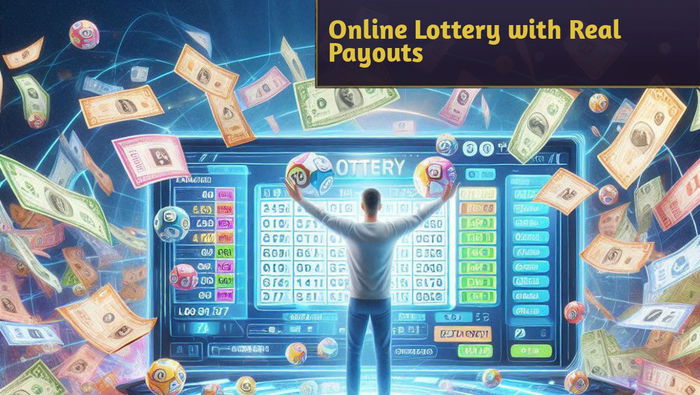 Online Lottery with Real Payouts