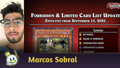 Yu-Gi-Oh! TCG: Análise da Banlist de Setembro de 2025