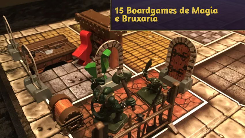 15 Boardgames de Magia e Bruxaria