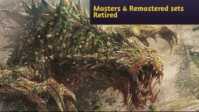 Mark Rosewater on Reprint Sets: "We are choosing to retire Masters sets for now."