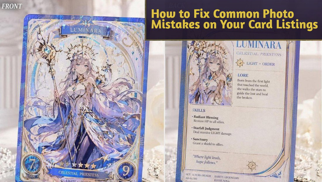7 Common Mistakes Card Sellers Make With Their Listing Photos