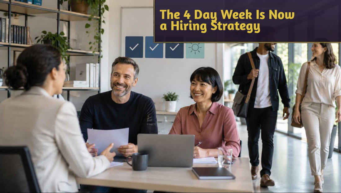 The 4-Day Week Is Not a Perk Anymore. It Is a Hiring Strategy
