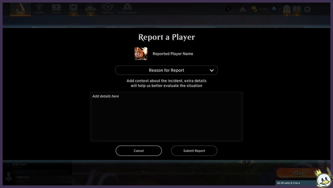 MTG Arena incorpora un sistema para denunciar jugadores