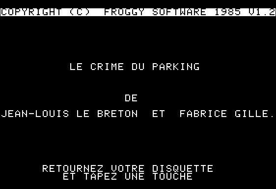 Screenshot de Le Crime du Parking
