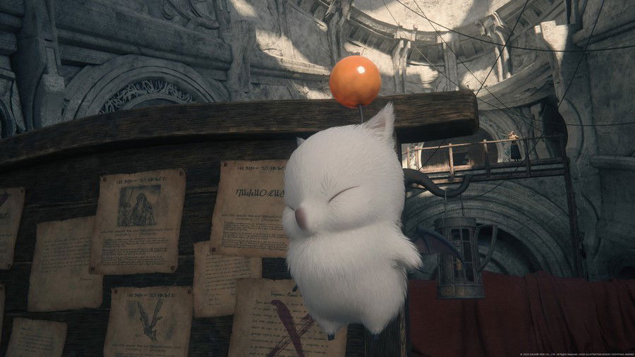 Nektar é o único Moogle que Clive encontra em Valisthea / Imagem: Square Enix