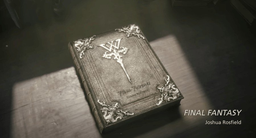 A autoria do livro "Final Fantasy" é o mistério mais importante do jogo / Imagem: Square Enix