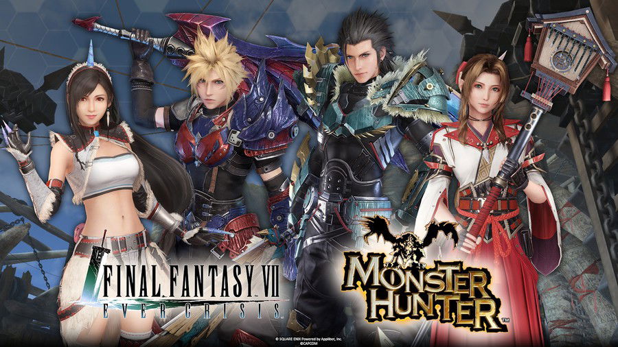 FFVII Ever Crisis: Confira detalhes da colaboração com Monster Hunter!