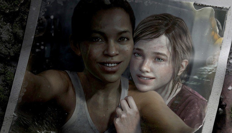 Ellie and Riley, her romantic interest in the DLC