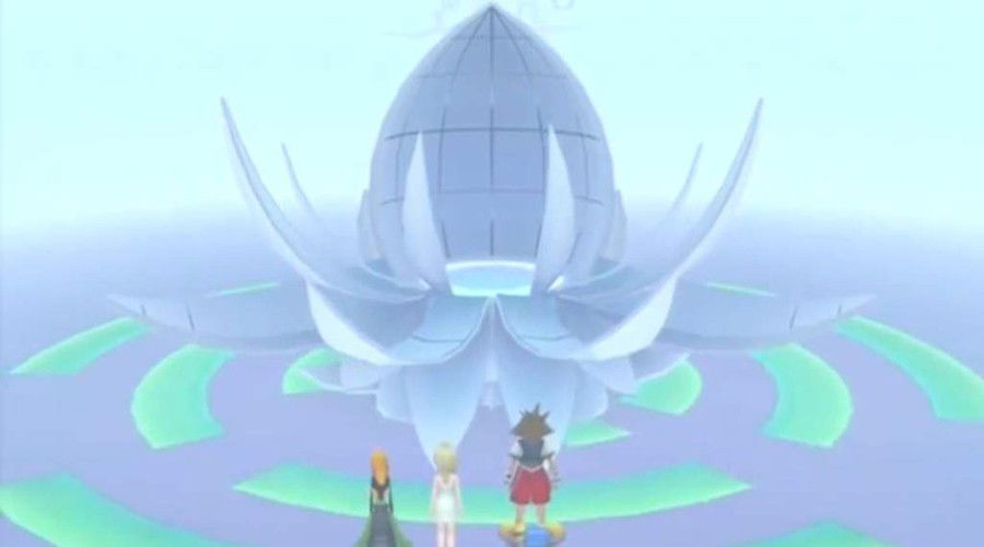 The structure inside which Sora stays dormant while Namine restores his memories