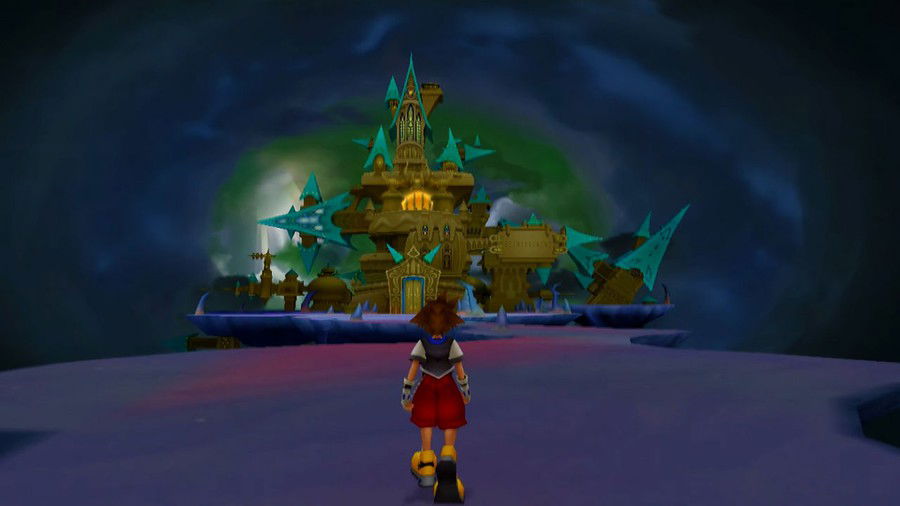 Sora indo em direção ao Castle Oblivion