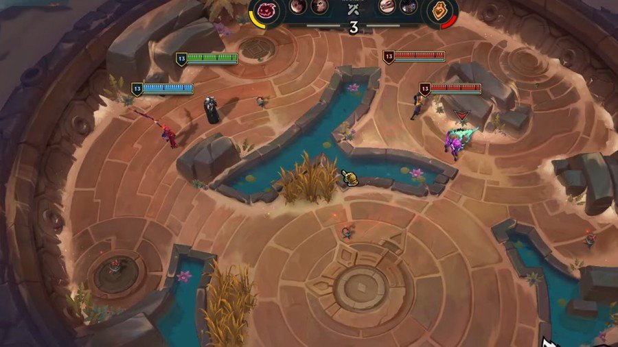 One of the possible Combat Arenas: Desert Oasis. Image: Riot Games