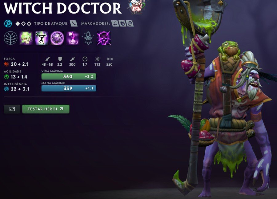 Witch Doctor - Suporte