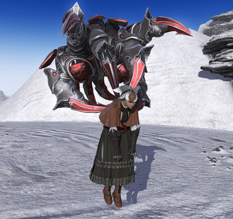 This mount is unlocked by the item “Magitek Death claw Identification”