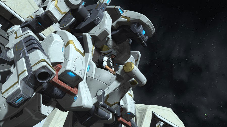 Vacuum Suit, pode ser adquirido como drop raro das Mech Ops ou pela Cosmic Fortune. Invejosos vão dizer que tirei a foto durante a cutscene da Mech Ops