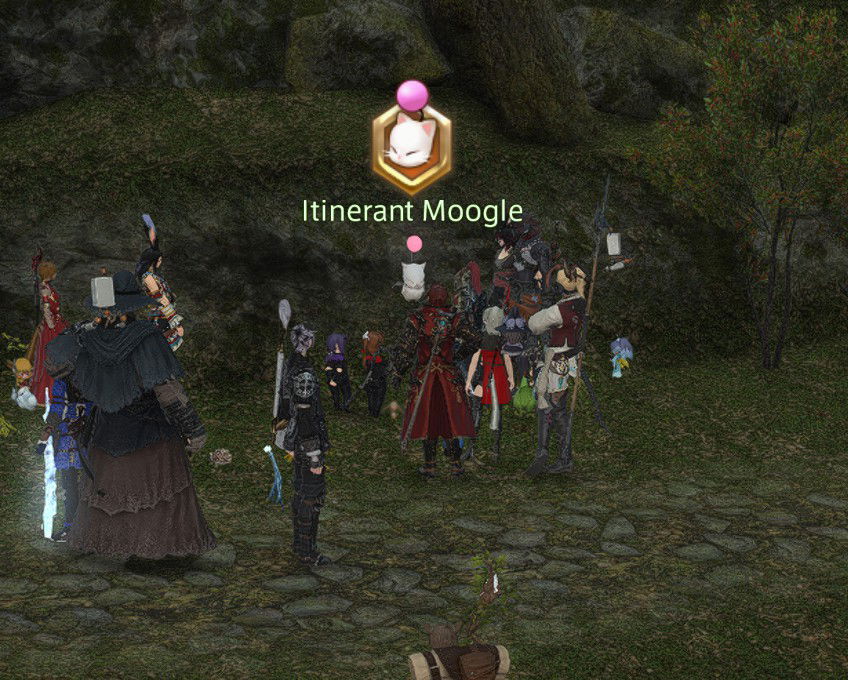 It's also worth looking for crowds around our poor Moogle