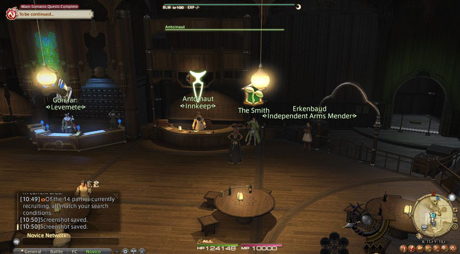 Npc who gives access to Gridania's room