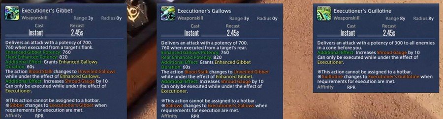 New versions of attacks that use the soul gauge