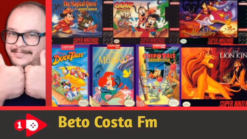 A Era de Ouro dos Jogos da Disney nos Consoles de 8 e 16 Bits