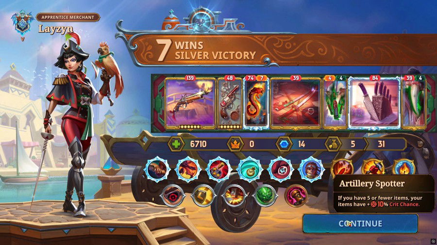 Result screen with a Silver Trophy awarded!