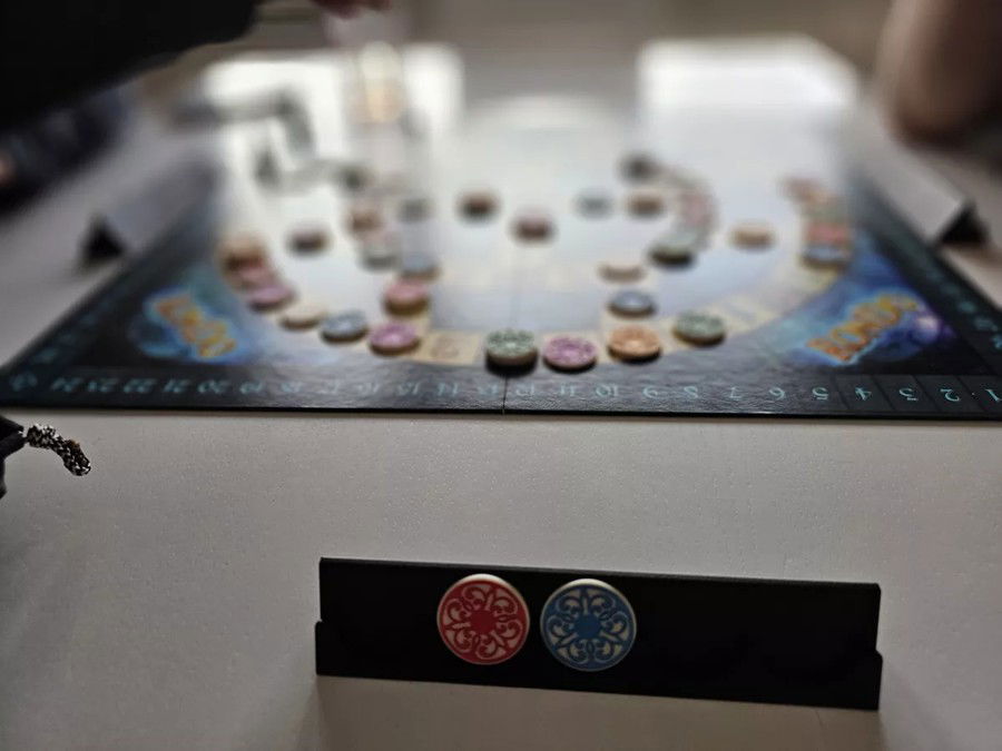 Peças no Suporte para serem colocadas em jogo