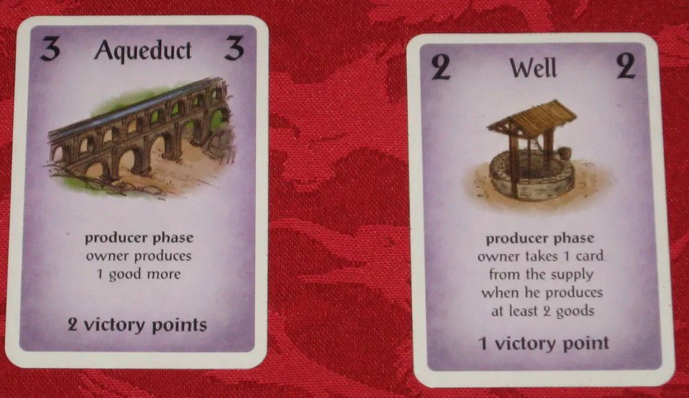 Combo do Aqueduto e do Poço durante a Produção