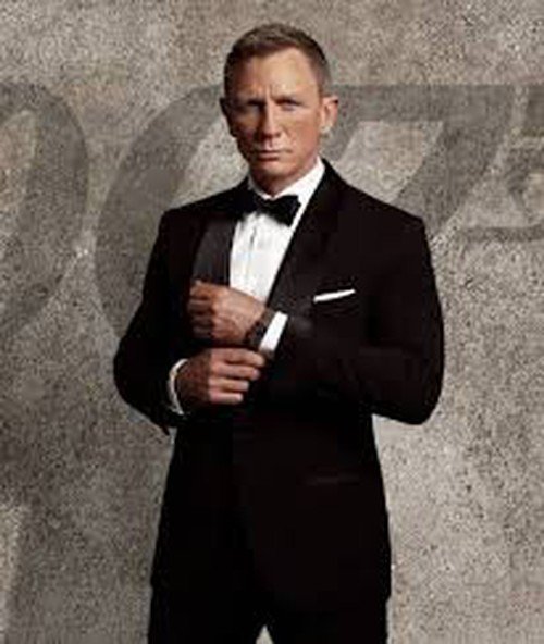 James Bond, played by Daniel Craig
