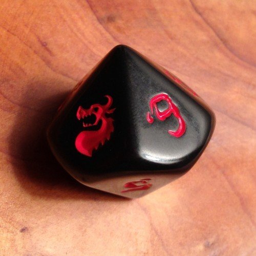 Dungeon level dice.