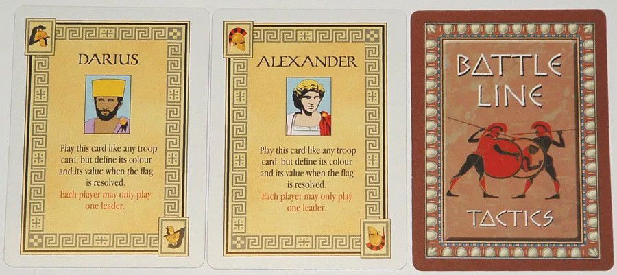 Alexander and Darius Tactic Cards