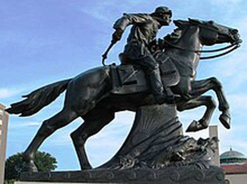 Estátua da Pony Express em St. Joseph, Missouri