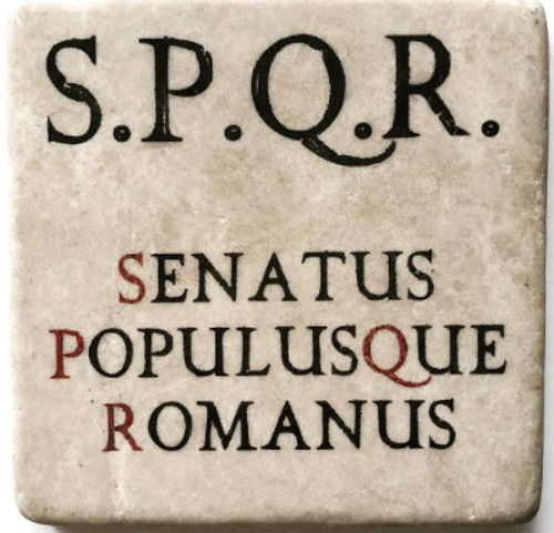 The Roman Empire famous acronym