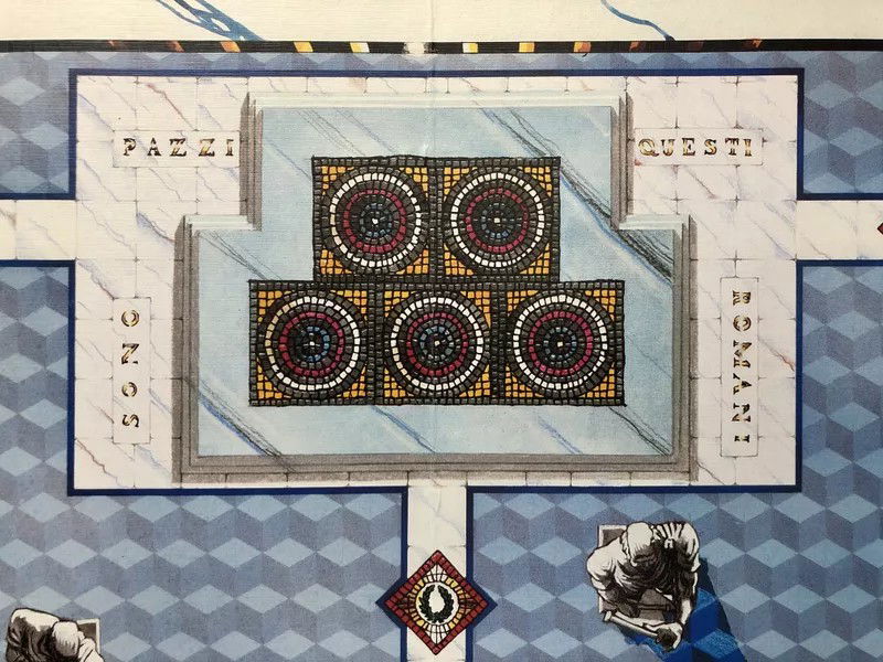 The phrase on the game's board