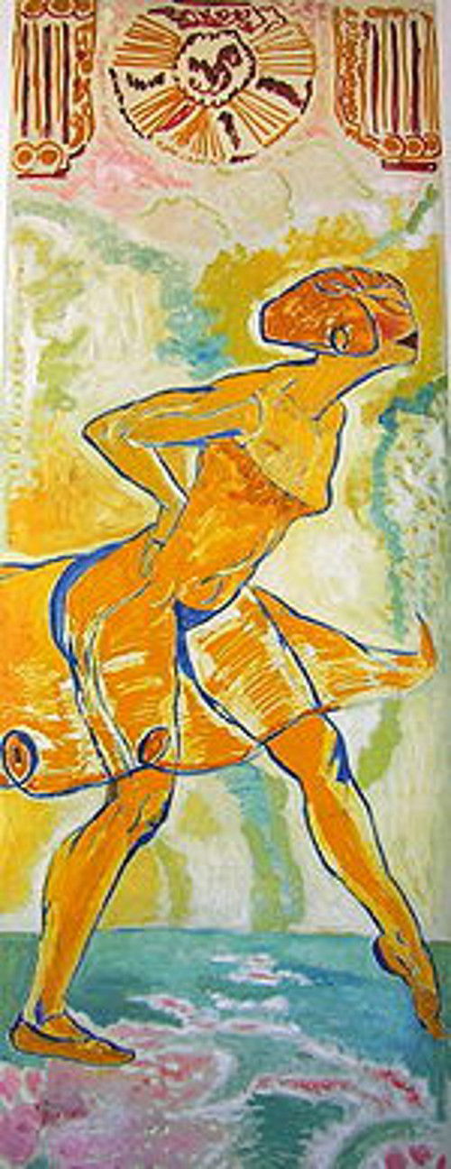 La Danseuse jaune - 1912 - de Alexis Mérodack-Jeanneau