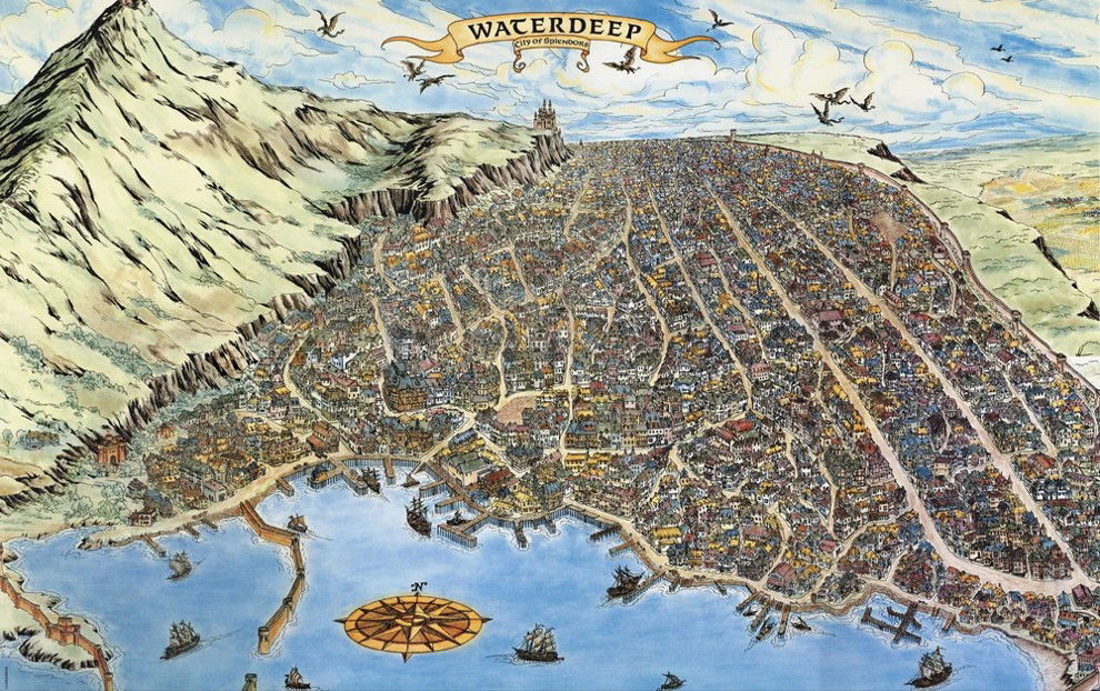 Waterdeep Map