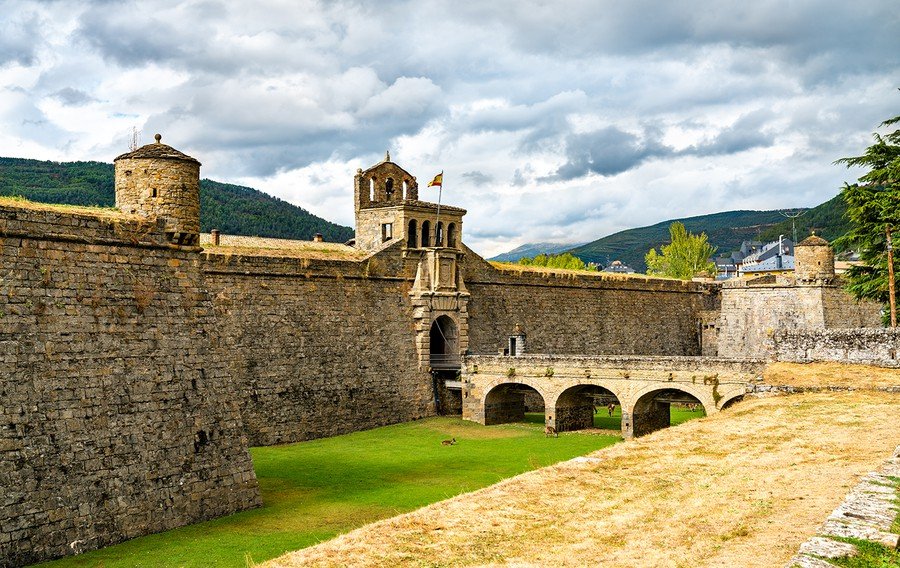 Entrance Gate of the Citadel of Jaca, in Spain