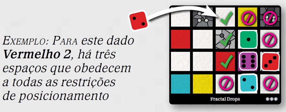 Placing die on a window