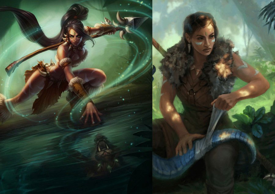 rengar and nidalee lore