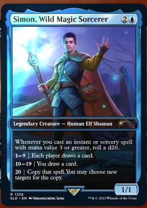 Justice Smith’s Simon, Wild Magic Sorcerer