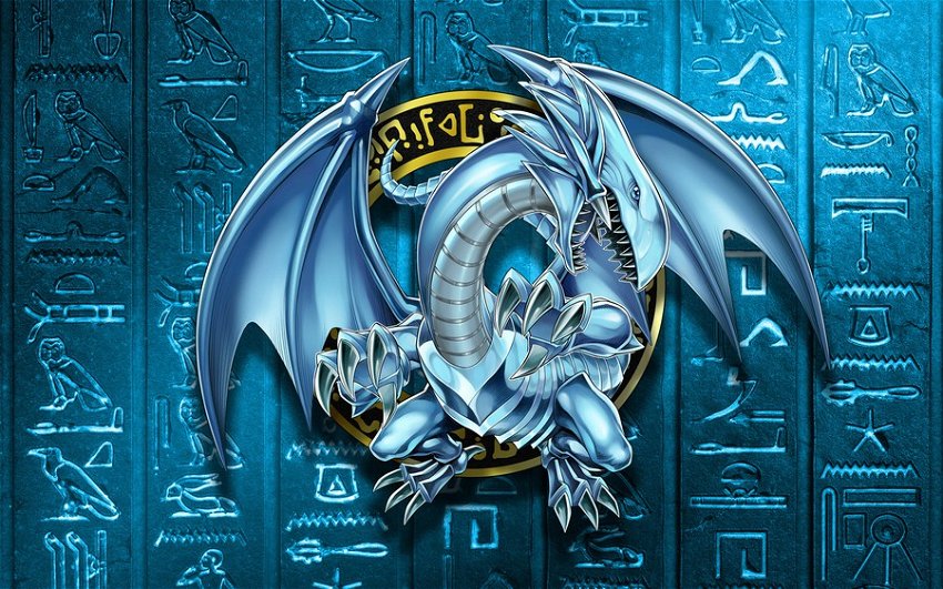 Cobertor Gigante de Blue-Eyes White Dragon de Yu-Gi-Oh!