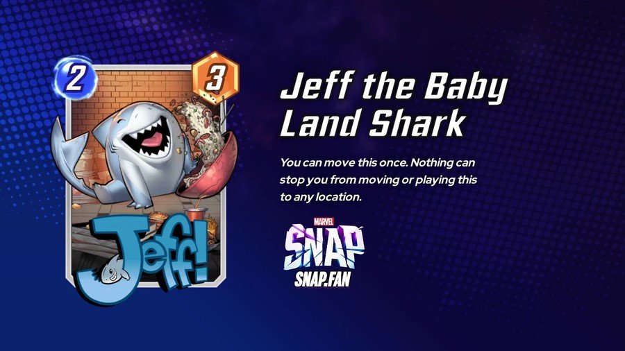 Jeff the Baby Land Shark - Marvel Snap 