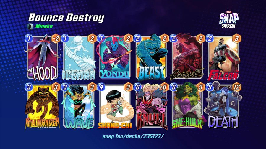 Hit infinite going with an anti-meta deck : r/MarvelSnap