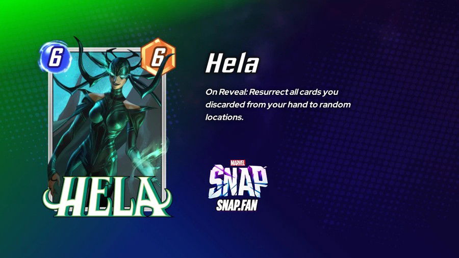 pool 3: hela discard [target] by trukz - Marvel Snap Decks 