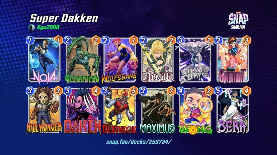 Marvel Snap Daken Deck Guide: The Best Daken Decks