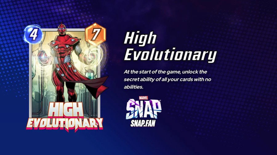 High Evolutionary - Marvel Snap Cards