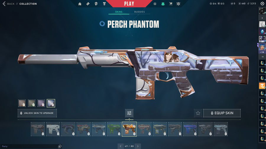 Perch Phantom - Variant 3: Winter